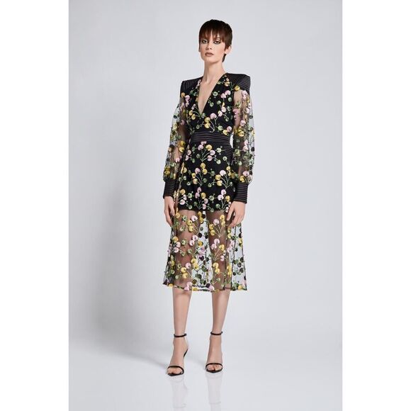 Zhivago WHITE RABBIT FLORAL DRESS size 2 - Picture 2 of 12